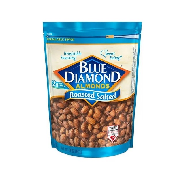 BLUE DIAMOND ALMONDS ROASTED SALTED 397G
