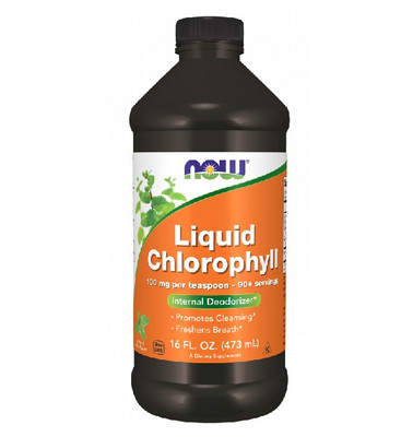 LIQUID CHLOROPHYLL 100MG 473ML NOW