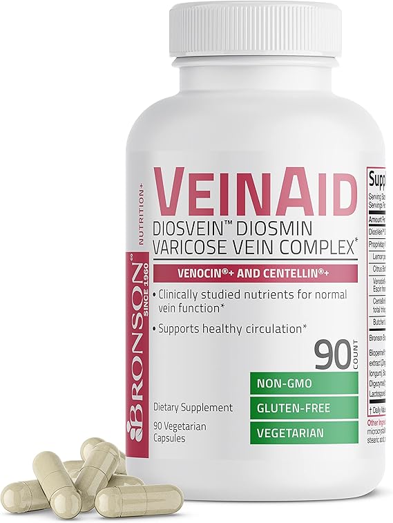 VEINAID VENOCIN Y CENTELLIN SOPORTE VASCULAR 90 UNIDADES