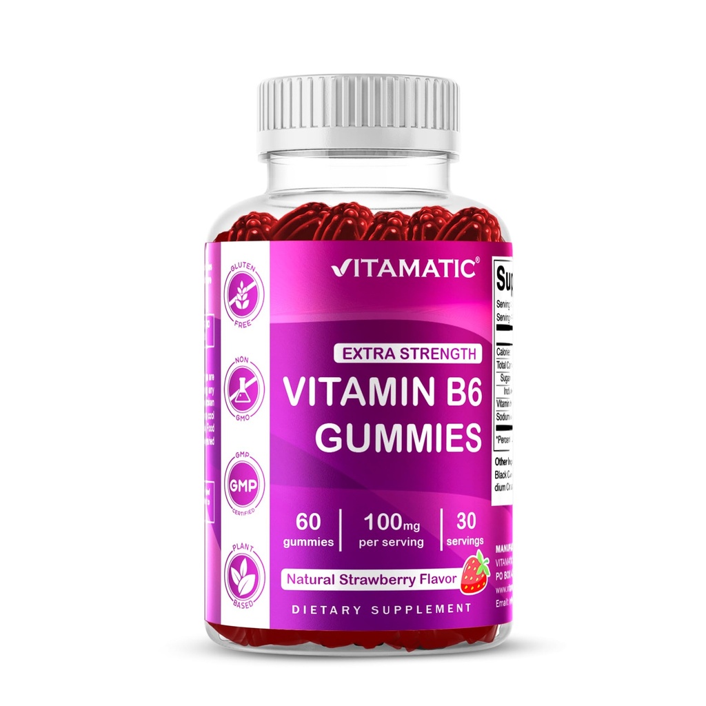 VITAMINA B6 EXTRA STRENGTH 60 GUMMIES VITAMATIC