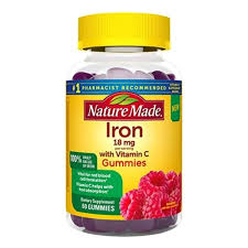 IRON 18MG 70 GUMMIES NATURE MADE