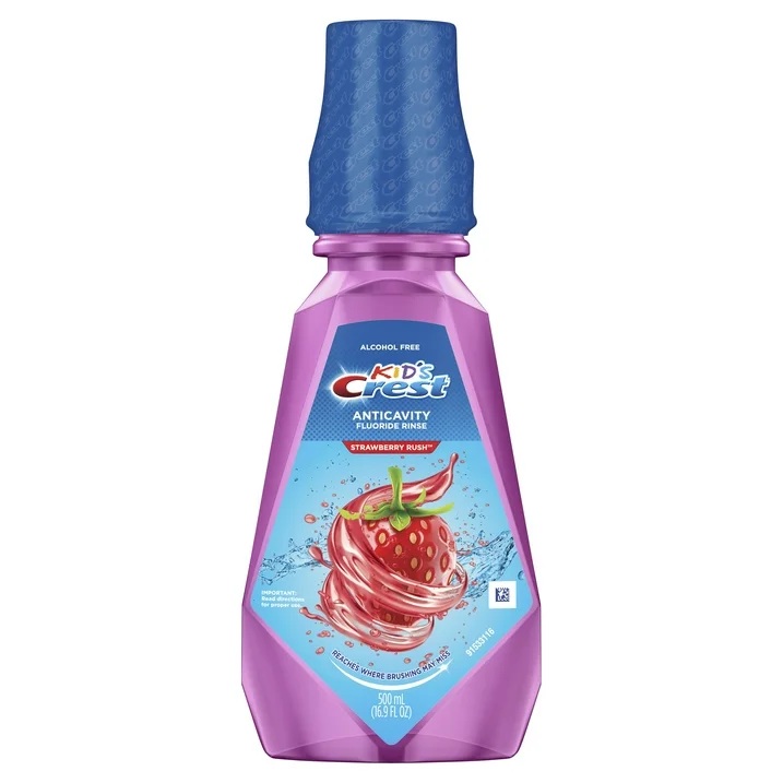 CREST KIDS STRAWBERRY RUSH ANTICARIES 500ML