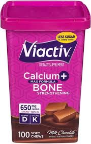 VIACTIV CALCIUM MILK CHOCOLATE X 100 SOFT CHEWS
