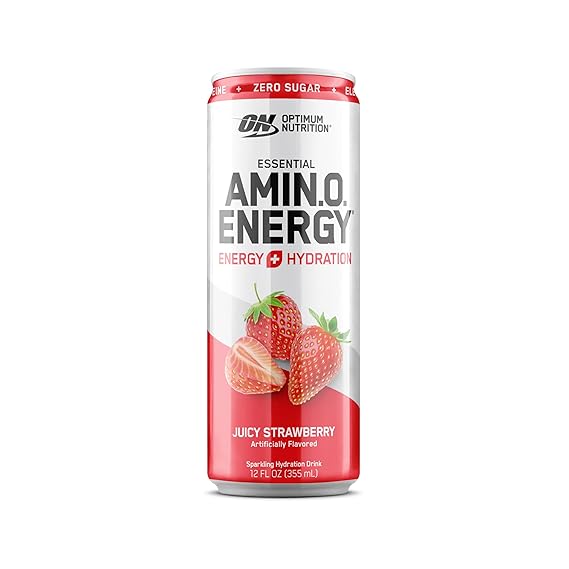 BEBIDA ENERGIZANTE AMIN.O. ENERGY STRAWBERRY 355 ML