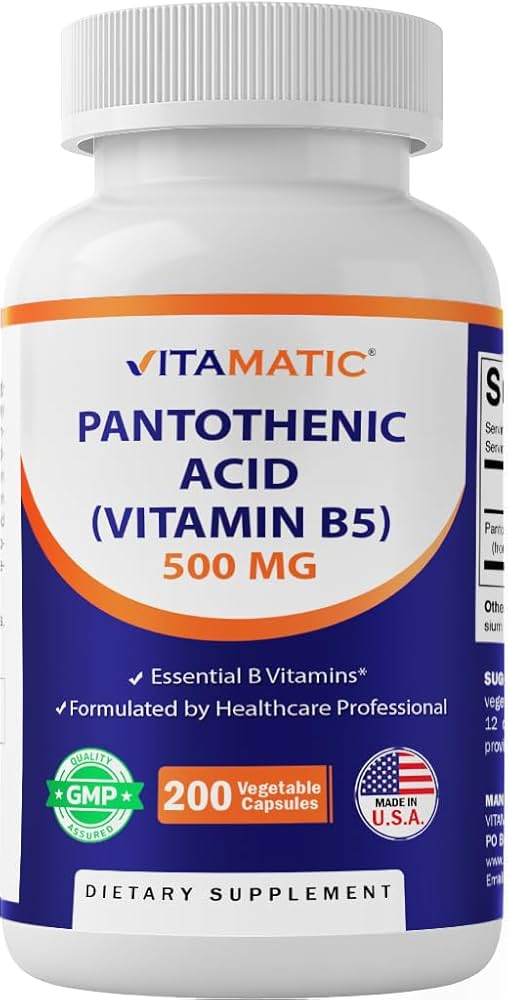 PANTOTHENIC ACID 500MG X 200 CAP VITAMATIC
