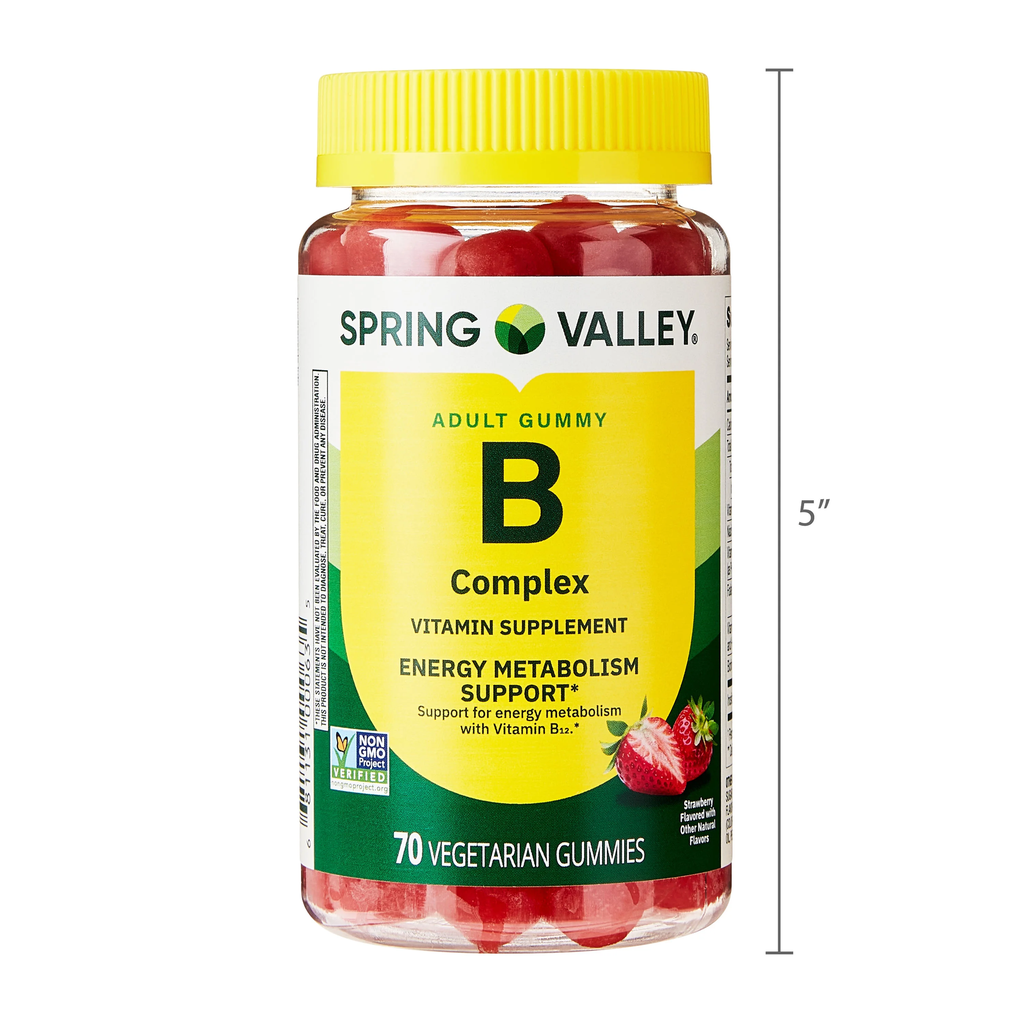 VITAMINA B COMPLEX 70 GUMMIES SPRING VALLEY