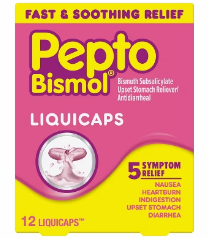 PEPTO BISMOL LIQUICAPS 12 LIQUICAPS