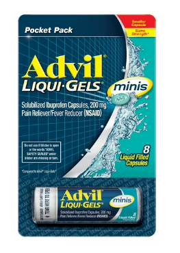 ADVIL LIQUI GELS MINIS 200mg x 8 CÁPSULAS