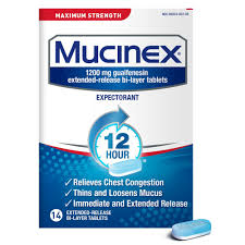 MUCINEX MAXIUM STRENGTH 14 TABLETAS