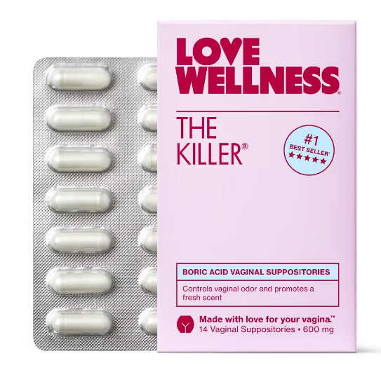 SUPOSITORIOS VAGINAL 600 MG 14 UNID LOVE WELLNESS