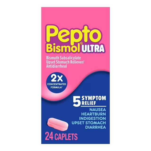 PEPTO BISMOL ULTRA 24 CAPSULAS