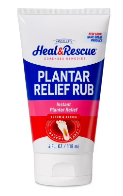 CREMA RELAJANTE PARA PIES CON EPSOM & ARNICA HEAL&RESCUE 118 ML