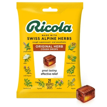 RICOLA SWISS ALPINE HERBS ORIGINAL 21 DROPS