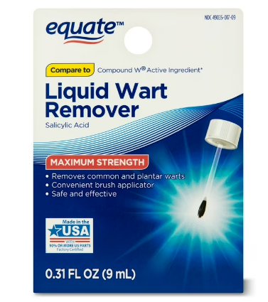 MAXIMUM STRENGTH LIQUID WART REMOVER 9 ML EQUATE