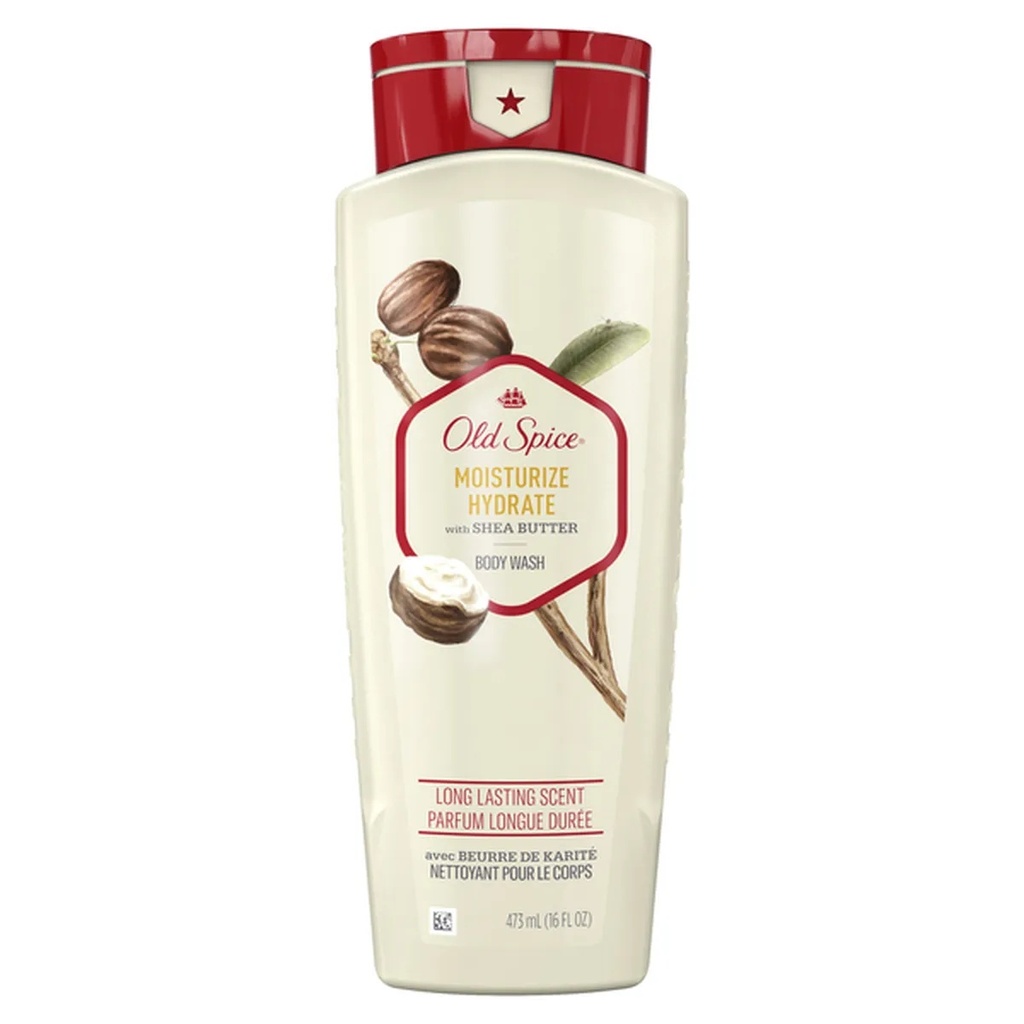 OLD SPICE CREMA HIDRATANTE CON SHEA BUTTER 473ML
