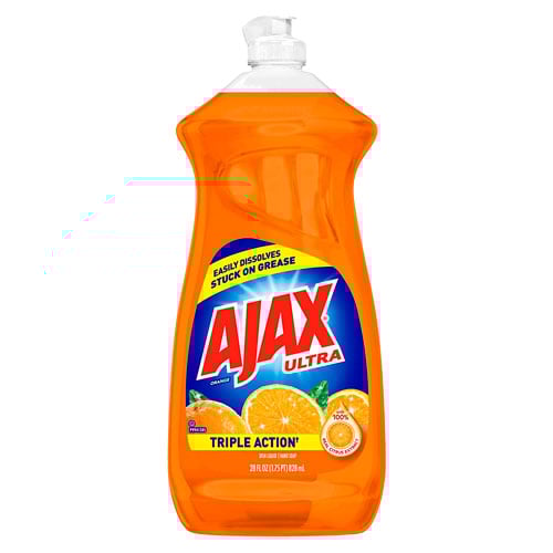 LAVAPLATOS AJAX ORANGE 828 ML