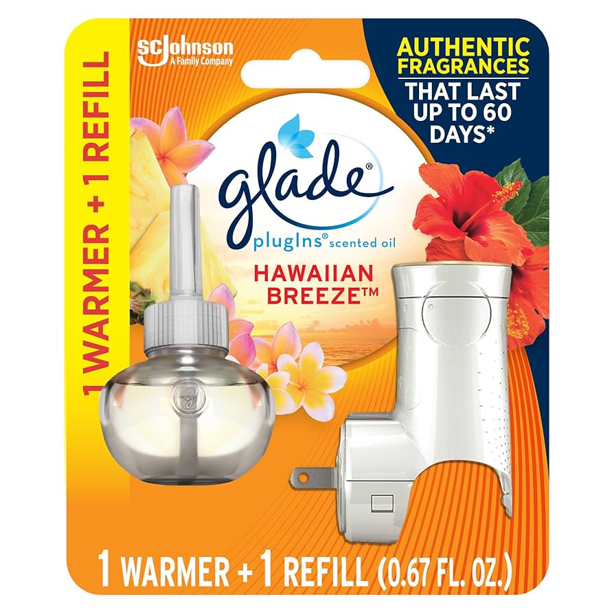 GLADE HAWAIIAN BREEZE 1 WARMER 1 REFILL 19.8 ML