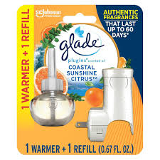 GLADE COASTAL SUN CITRUS 1 WARMER 1 REFILL 19.8 ML