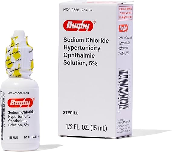 CLORURO DE SODIO 5% OFTALMICO 15ML RUGBY