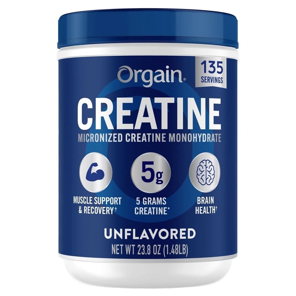 CREATINA MICRONIZADA 135 SERVICIOS SIN SABOR 675G ORGAIN