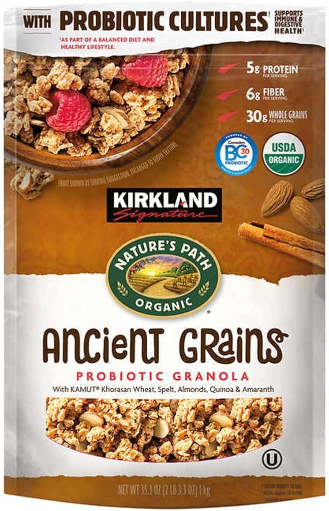 GRANOLA PROBIOTIC ANCIENT GRAINS 1 KG KIRKLAND