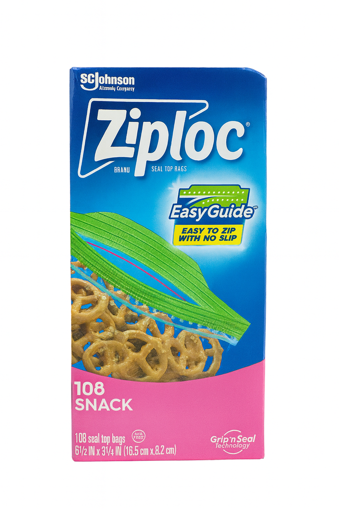 ZIPLOC PARA ALMACENAR SNACK 108 UND