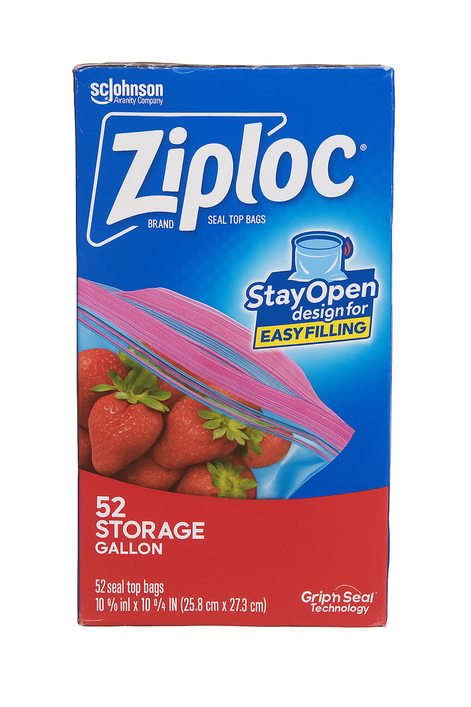 ZIPLOC PARA ALMACENAR STORAGE GALLON 52UND
