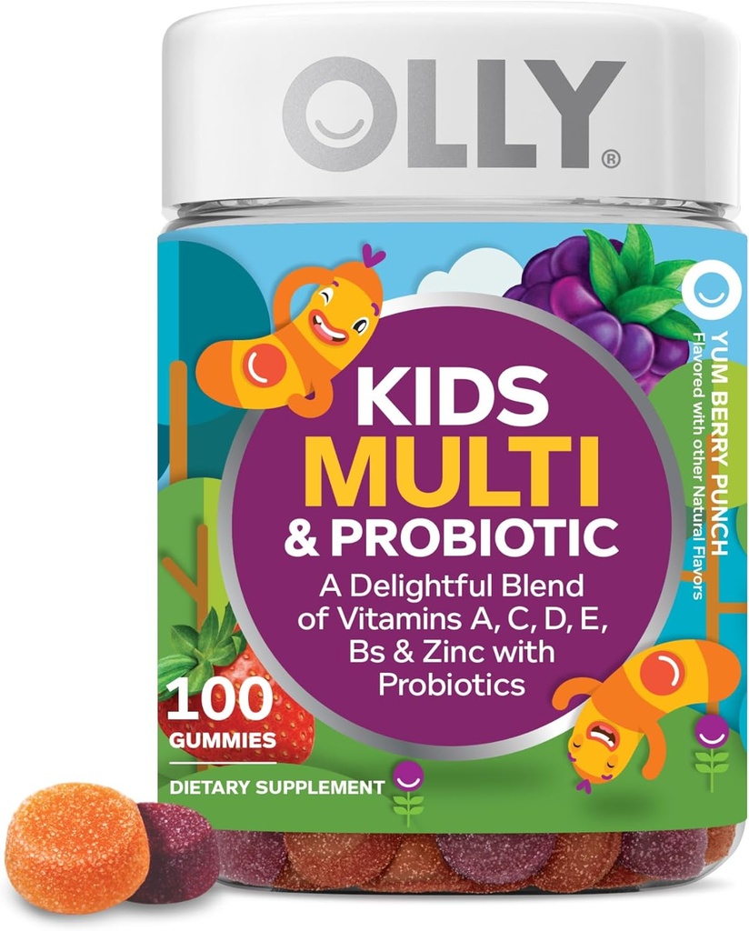 KIDS MULTI & PROBIOTIC 100 GUMMIES OLLY