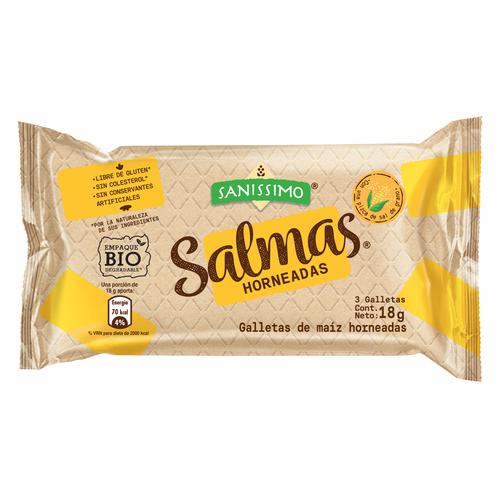 GALLETAS DE MAIZ HORNEADAS SALMAS SANISSIMO 18 GR