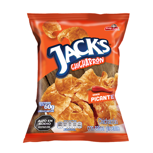 CHICHARRON PICANTES JACKS 60 GR
