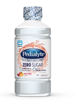 PEDIALYTE ZERO SUGAR FRUIT PUNCH 1 LITRO