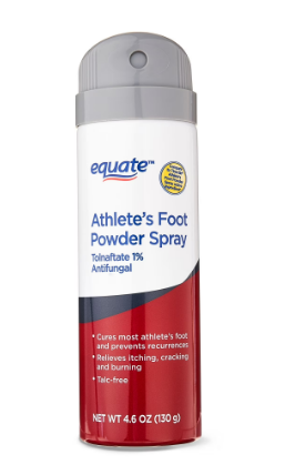 ATHLETES FOOT POWDER SPRAY 130 GR EQUATE