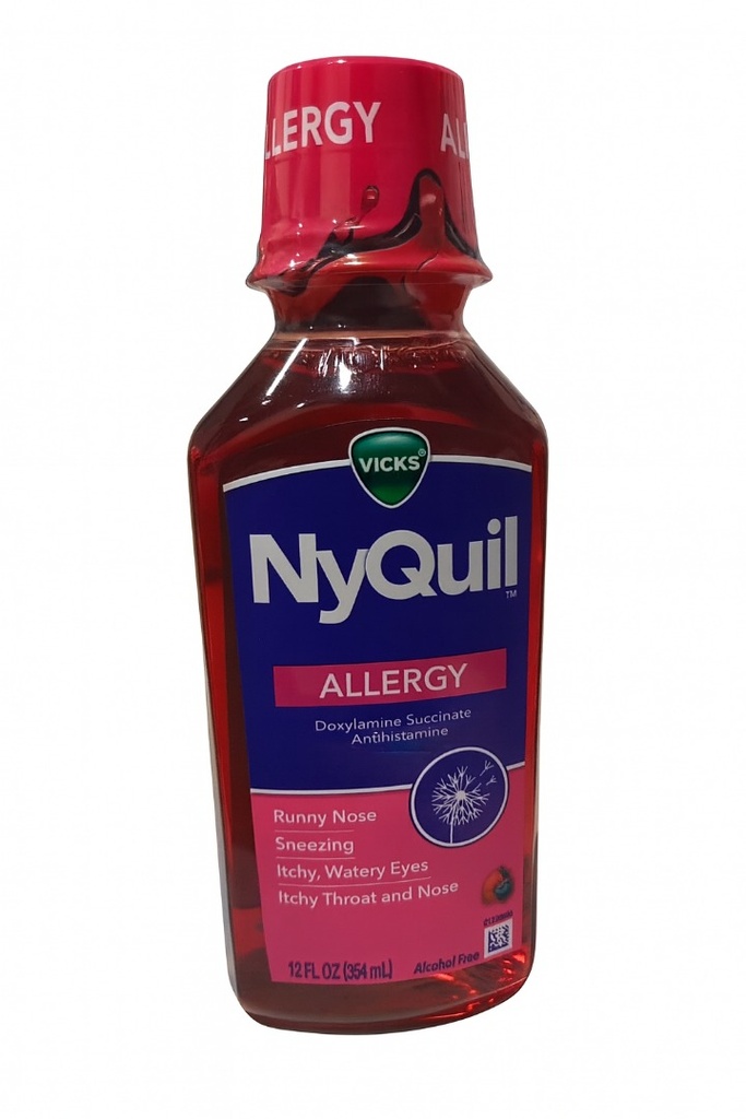 VICKS JARABE NYQUIL ALLERGY FRESA 354 ML
