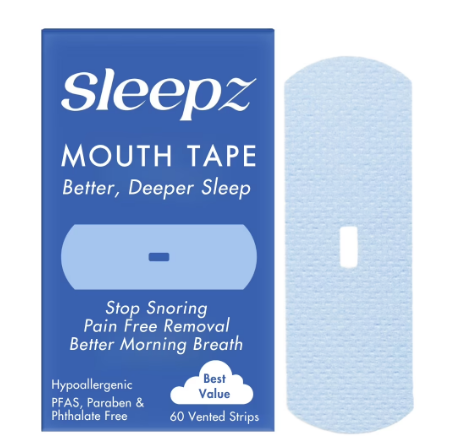 MOUNTH TAPE BETTER, DEEPER SLEEP 60 STRIPS SLEEPZ