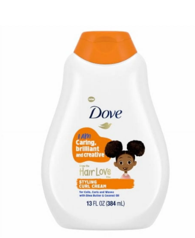 CREMA PARA PEINAR RIZOS DOVE KIDS CARE HAIR LOVE 384 ML