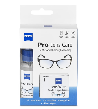 LIMPIADOR DE LENTES Y TOALLITAS 16 UNID ZEIZZ