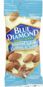 BLUE DIAMOND ALMONDS LIGHTLY SALTED 21 G