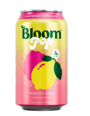 BEBIDA ENERGIZANTE BLOOM POP RASBERRY LEMONADE 355 ML