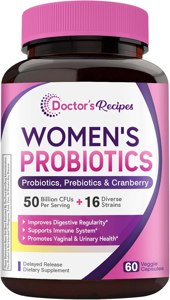 PROBIOTIC WOMENS 50 BILLION 60 CAP DOCTORS RECIPES