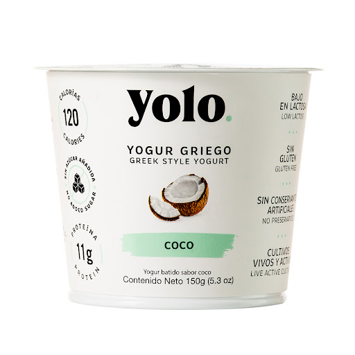 YOGURT GRIEGO BATIDO COCO YOLO 150 GR