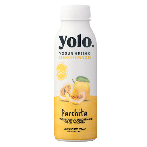 YOGURT GRIEGO LIQUIDO DESCREMADO PARCHITA YOLO 200 ML
