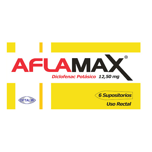 RV - AFLAMAX 12.50mg x 6 SUPOSITORIOS OFTALMI - no trae mas