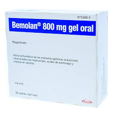 BEMOLAN 800 MG GEL ORAL TAKEDA
