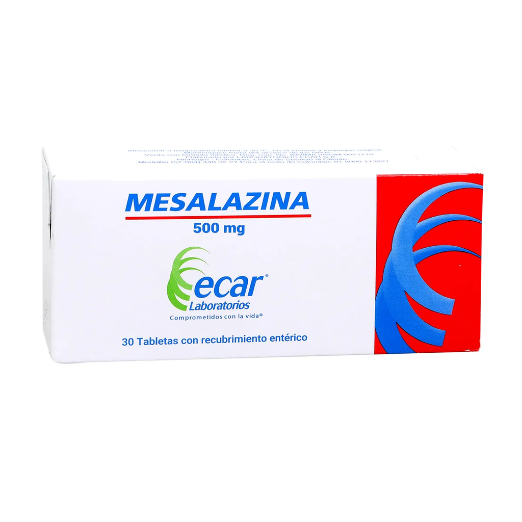 MESALAZINA 500MG 30TAB ECAR