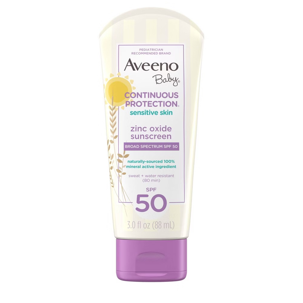AVEENO BABY ZINC OXIDE SUNSCREEN SPF 50  88ML