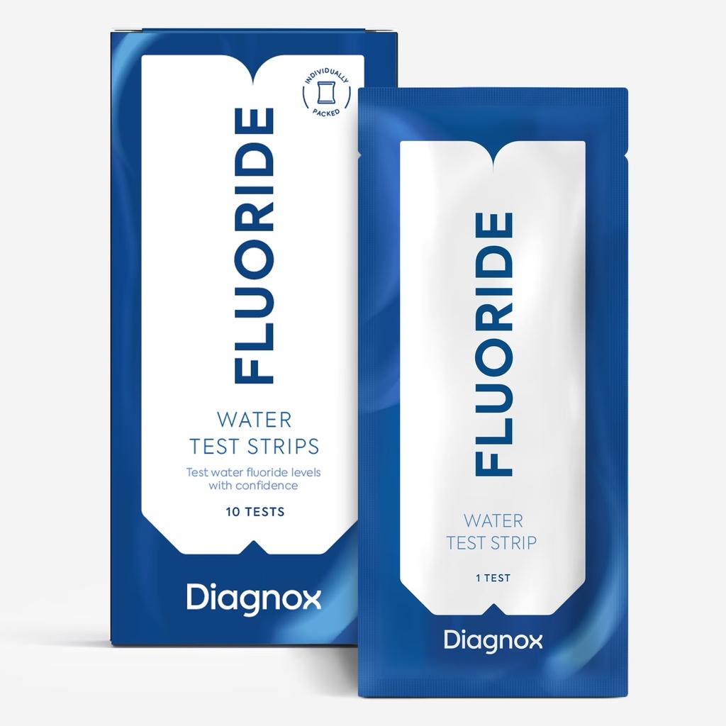 PRUEBA DE AGUA POTABLE CON FLUOR 10 TEST DIAGNOX