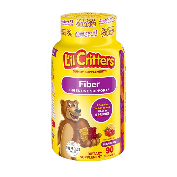 LIL CRITTERS FIBER DIGESTIVE SUPPORT 90 GUMMIES