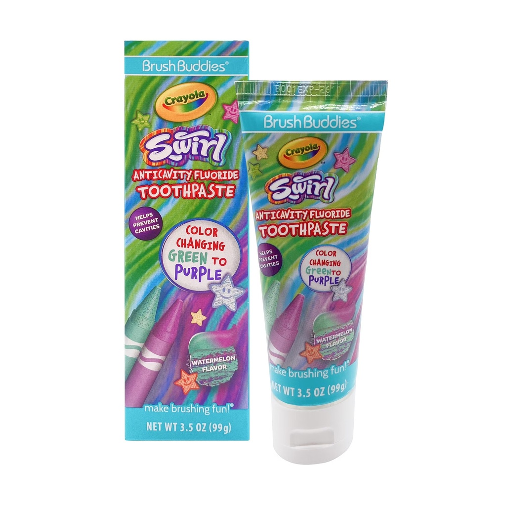 CRAYOLA SWIRL ANTICAVITY TOOTHPASTE 99 GR