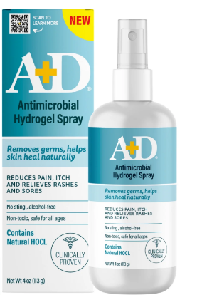 A + D ANTIMICROBIAL HYDROGEL SPRAY 113GR