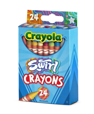 CRAYONS SWIRL 24CT CRAYOLA
